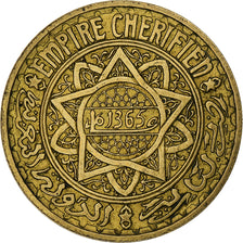 Marokko, 5 Francs, 1945/AH1365, Paris, ESSAI, Aluminum-Bronze, VZ, Lecompte:242