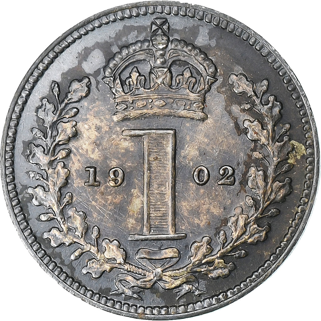 Great Britain, Edward VII, Penny, 1902, Silver, MS(65-70), KM:795