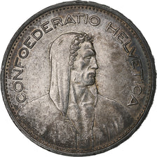 Switzerland, 5 Francs, 1949, Bern, Silver, AU(50-53), KM:40