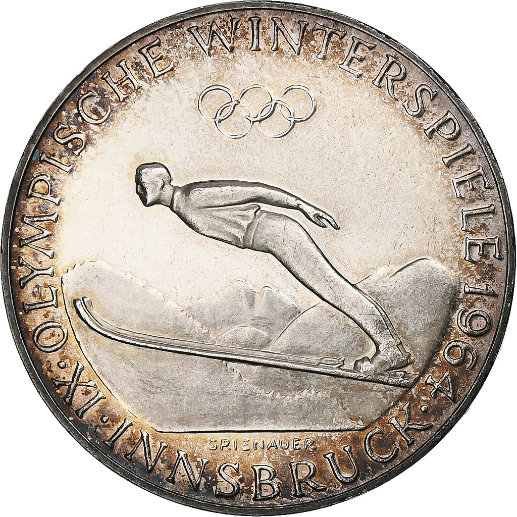 Austria, 50 Schilling, 1964, Silver, AU(55-58), KM:2896