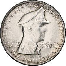 Philippines, Peso, 1947, San Francisco, Silver, AU(55-58), KM:185
