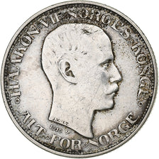 Norway, Haakon VII, 50 Öre, 1916, Silver, VF(30-35), KM:374
