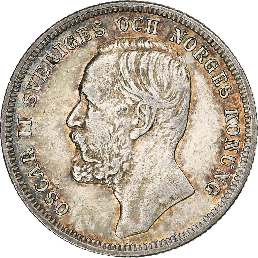 Sweden, Oscar II, Krona, 1901, Silver, AU(50-53), KM:760