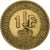 Mónaco, Louis II, Franc, 1946, Poissy, Aluminio - bronce, MBC+, Gadoury:MC128