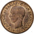 Grécia, George I, 10 Lepta, 1869, Strassburg, Cobre, AU(50-53), KM:43