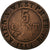 German States, WESTPHALIA, Jerome, 5 Centimes, 1812, Cassel, Copper, EF(40-45)