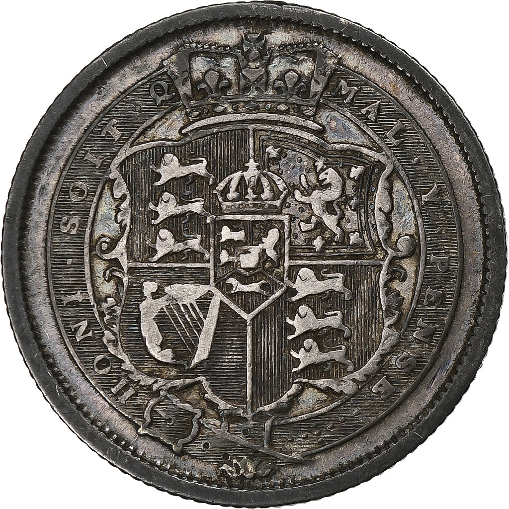 Großbritannien, George III, Shilling, 1817, Silber, SS, KM:666