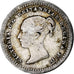 Great Britain, Victoria, 1-1/2 Pence, 1843, Silver, VF(30-35), KM:728
