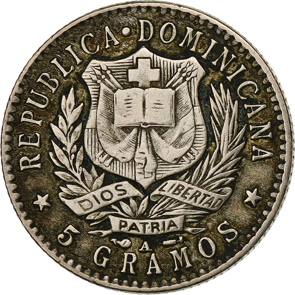 República Dominicana, 20 Centavos, 1997, Dominican Republic Mint, Plata, MBC