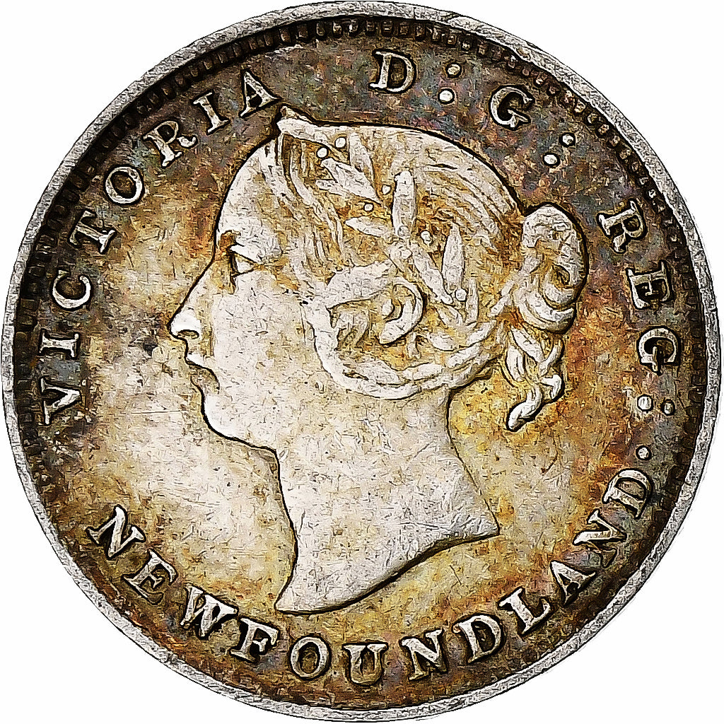 Canada, Victoria, 5 Cents, 1894, Srebro, EF(40-45), KM:2