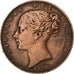 Isle of Man, Victoria, Farthing, 1839, Copper, EF(40-45), KM:12