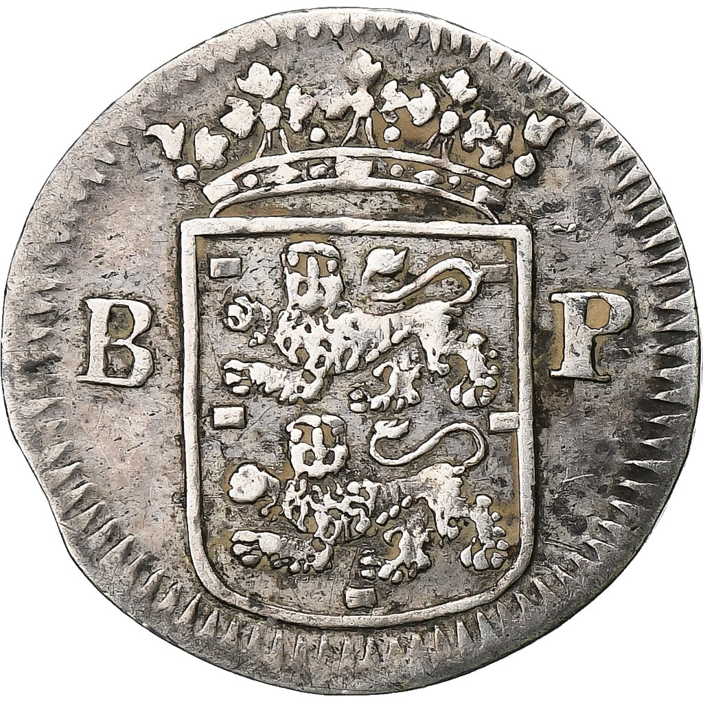Niederlande, WEST FRIESLAND, Stuiver, 1676, Enkhuizen, Silber, SS, KM:71