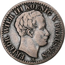 German States, PRUSSIA, Friedrich Wilhelm III, 1/6 Thaler, 1823, Berlin, Silver