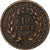 COLONIAS FRANCESAS, Louis - Philippe, 10 Centimes, 1843, Paris, Bronce, MBC