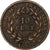 Colonie francesi, Louis - Philippe, 10 Centimes, 1843, Paris, Bronzo, BB