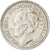 Países Bajos, Wilhelmina I, 10 Cents, 1941, Plata, MBC, KM:163