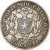 Chile, 20 Centavos, 1880, Santiago, Silver, EF(40-45), KM:138.2