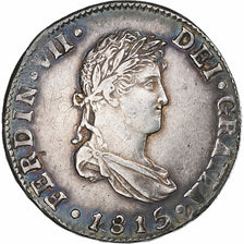 Mexico, Ferdinand VII, 2 Reales, 1815, Mexico City, Silver, AU(50-53), KM:93
