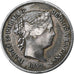Espagne, Isabel II, Real, 1859, Madrid, Argent, TTB, KM:606.1