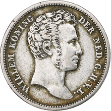 NETHERLANDS EAST INDIES, William I, 1/4 Gulden, 1826, Utrecht, Silver