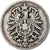 ALEMANIA - IMPERIO, Wilhelm I, Mark, 1873, Munich, Plata, BC+, KM:7