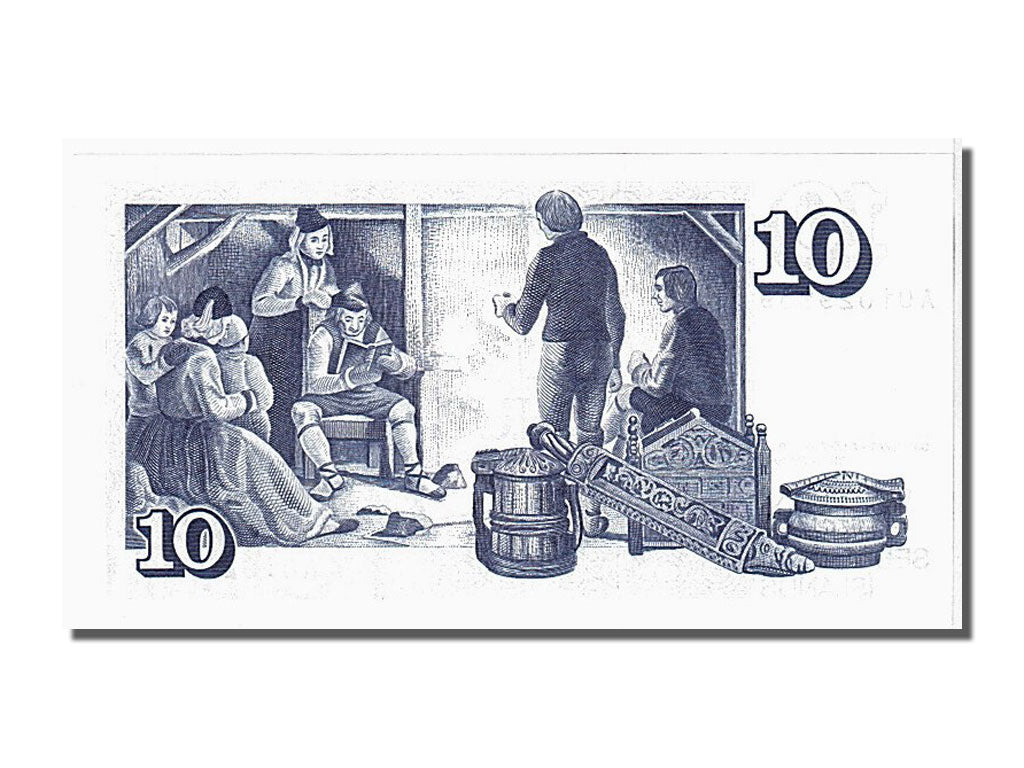 Iceland, 10 Krónur, 1961, KM #42, 1961-03-29, UNC(65-70), A01029859
