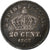 França, Napoleon III, 20 Centimes, 1867, Paris, Prata, VF(30-35), Gadoury:309