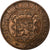 Luxemburgo, William III, 10 Centimes, 1855, Paris, Bronce, MBC+, KM:23.2