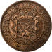 Luxembourg, William III, 10 Centimes, 1855, Paris, Bronze, AU(50-53), KM:23.2