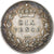 Gran Bretaña, Victoria, 6 Pence, 1891, Plata, MBC, KM:760