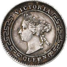 Ceylon, Victoria, 10 Cents, 1897, Silver, AU(50-53), KM:94