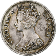 Hong Kong, Victoria, 10 Cents, 1888, Argent, TTB+, KM:6.3