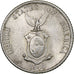 Philippines, 20 Centavos, 1945, Silver, AU(55-58), KM:182