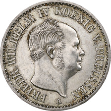 German States, PRUSSIA, Friedrich Wilhelm IV, 1/6 Thaler, 1860, Berlin, Silver