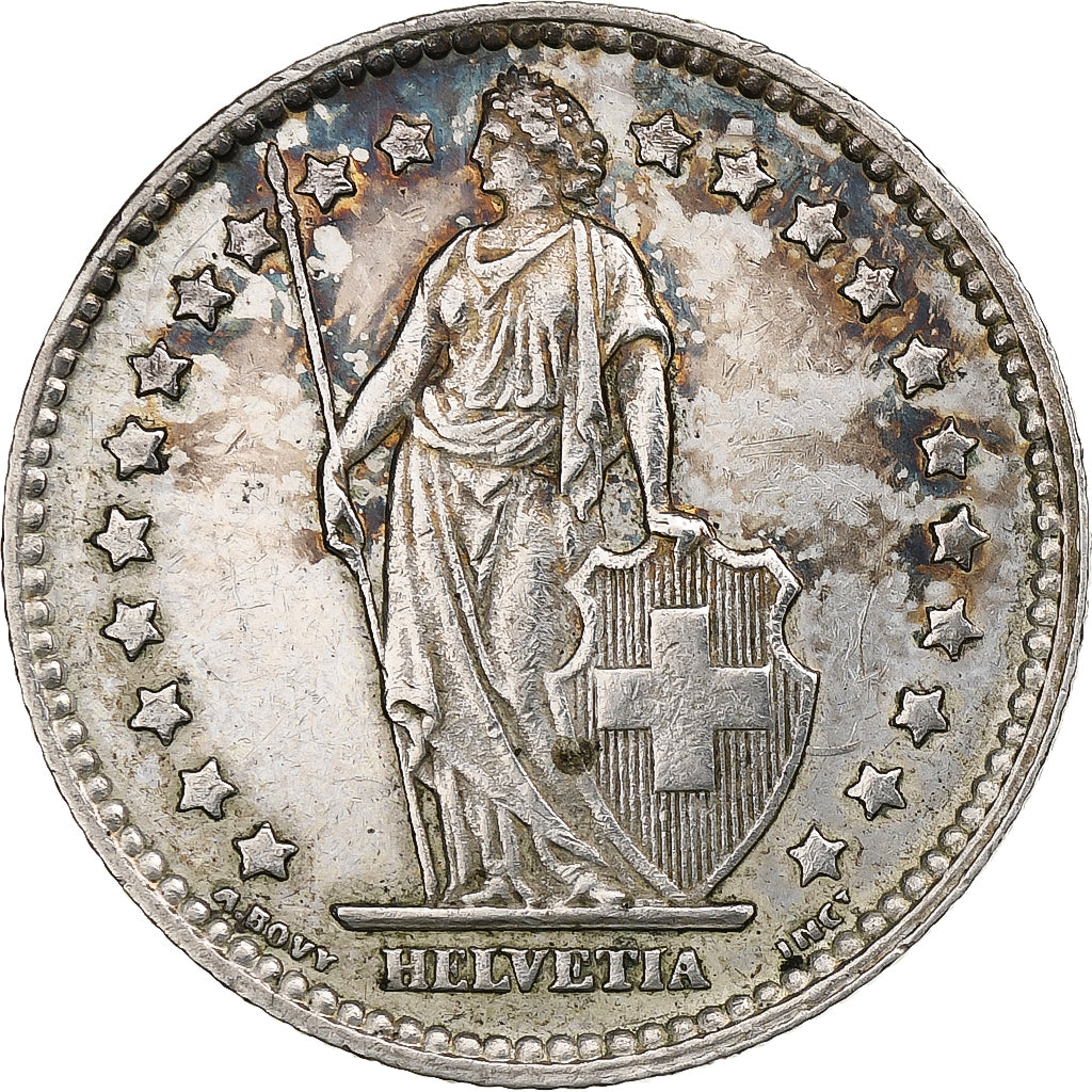 Switzerland, Franc, 1920, Bern, Silver, EF(40-45), KM:24