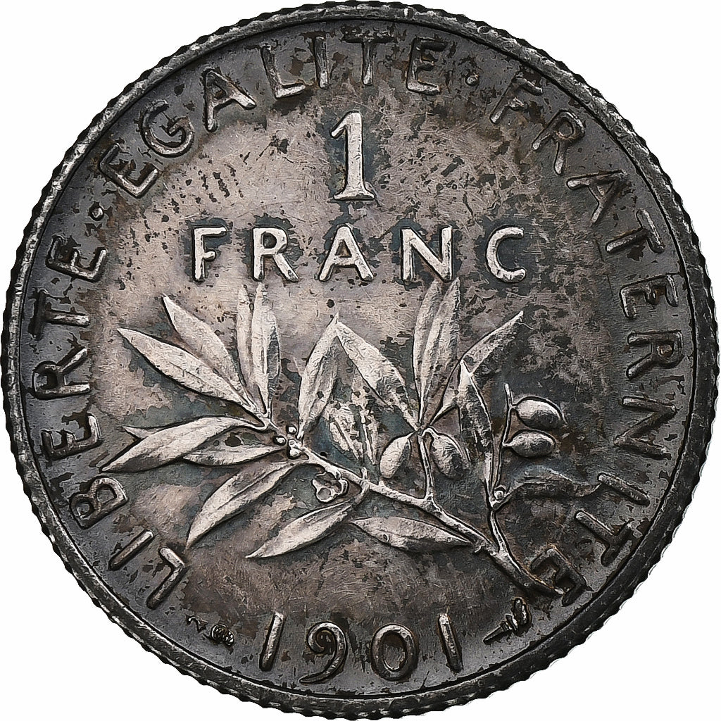 Francia, Franc, Semeuse, 1901, Paris, Plata, EBC, Gadoury:467, KM:844.1