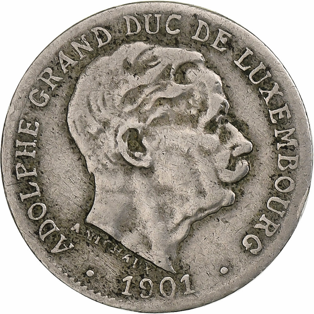 Luxembourg, Adolphe, 5 Centimes, 1901, Copper-nickel, EF(40-45), KM:24