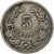 Luksemburg, Adolphe, 5 Centimes, 1901, Miedź-Nikiel, EF(40-45), KM:24