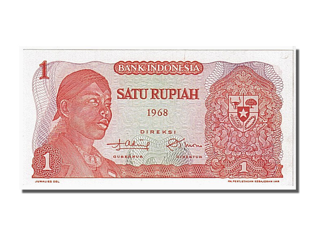 Banconote, Indonesia, 1 Rupiah, 1968, FDS