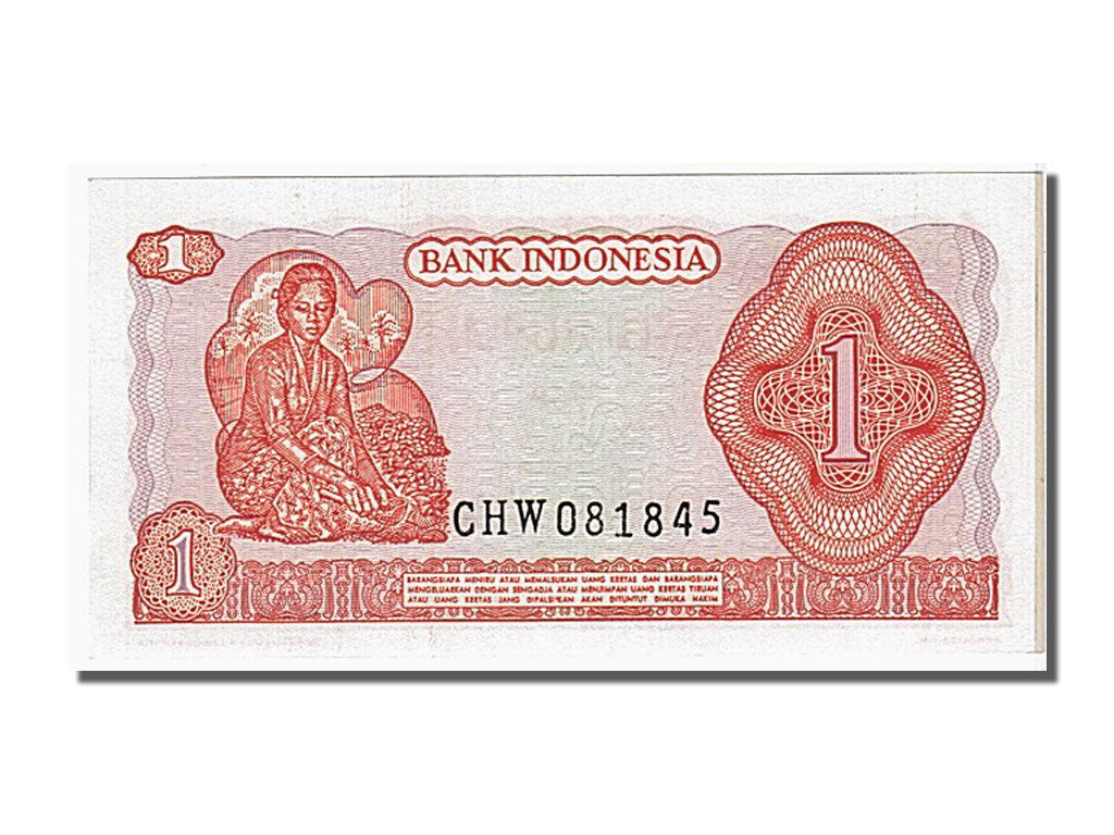 Banconote, Indonesia, 1 Rupiah, 1968, FDS