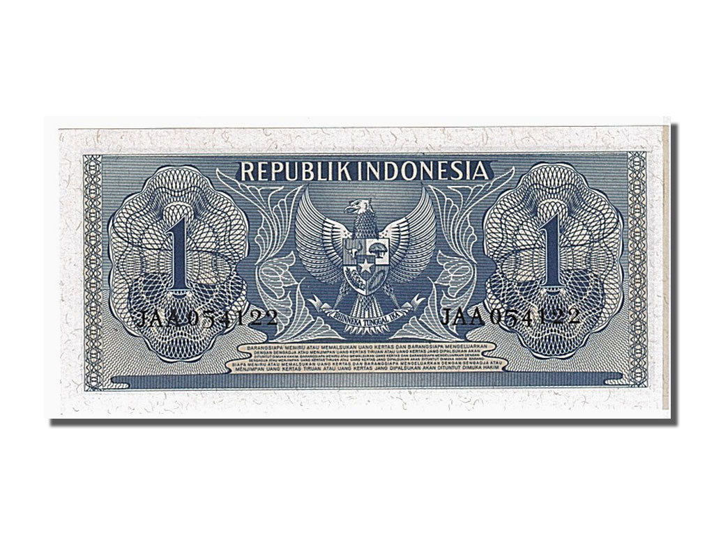 Banconote, Indonesia, 1 Rupiah, 1956, FDS