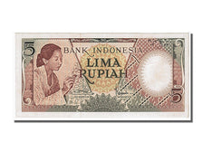 Banconote, Indonesia, 5 Rupiah, 1958, FDS