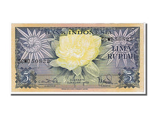 Biljet, Indonesië, 5 Rupiah, 1959, NIEUW