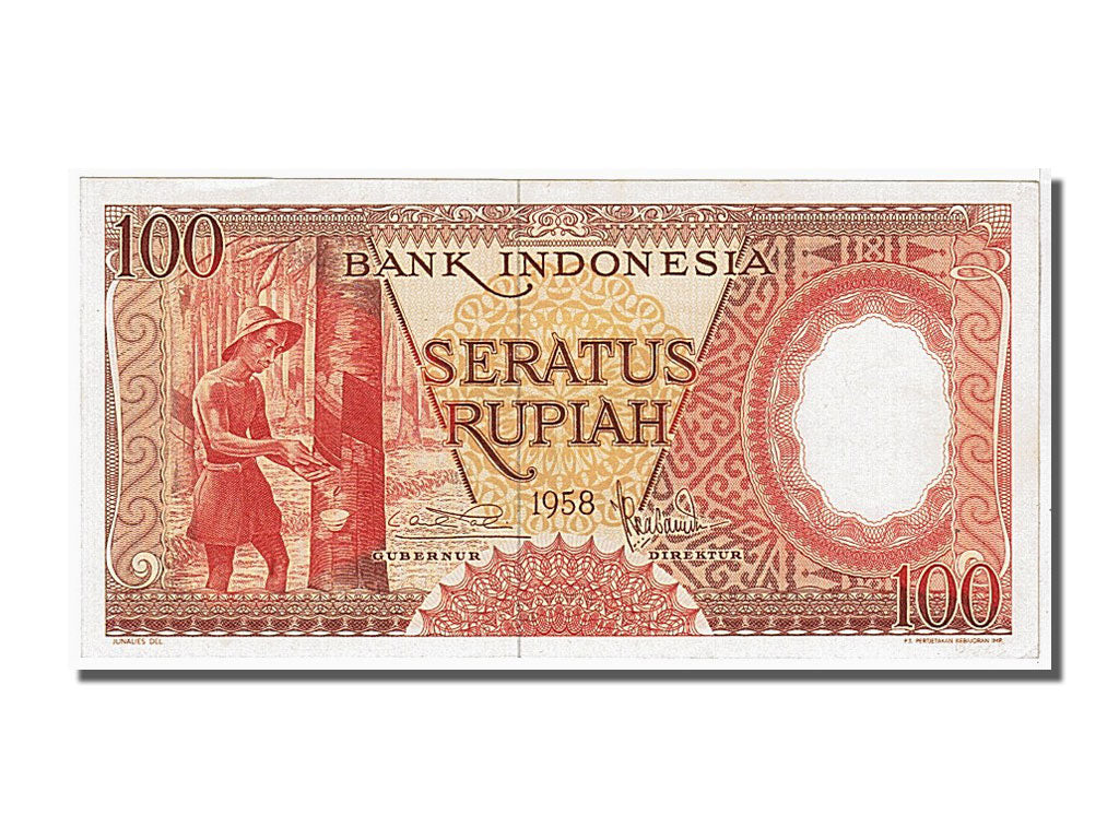 Indonesia, 100 Rupiah, 1958, KM #59, UNC(65-70), XSM001202