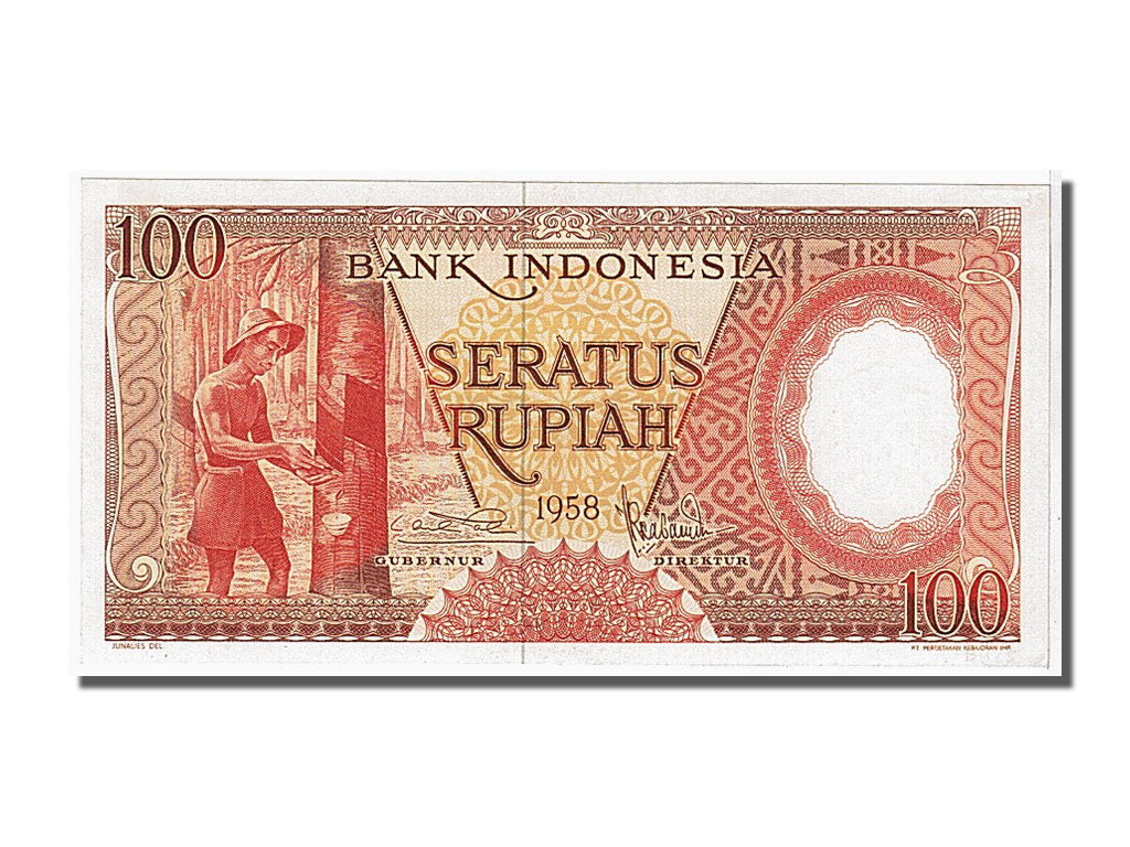 Indonesia, 100 Rupiah, 1958, KM #59, UNC(65-70), XSM001204
