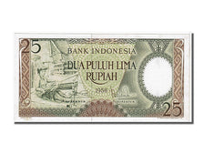 Geldschein, Indonesien, 25 Rupiah, 1958, UNZ