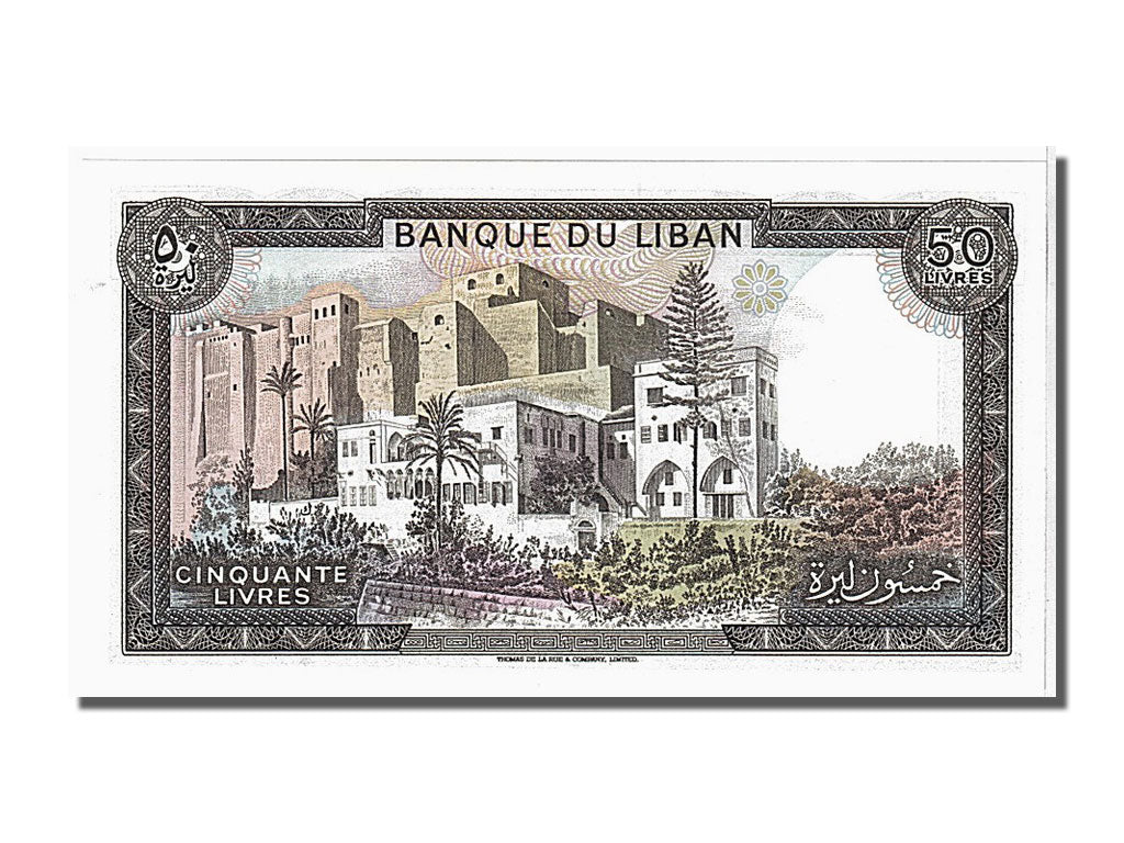 Geldschein, Lebanon, 50 Livres, 1983, UNZ