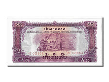 Biljet, Laos, 50 Kip, 1975, NIEUW