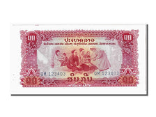 Lao, 10 Kip, 1975, KM #20b, UNC(65-70), QM123403