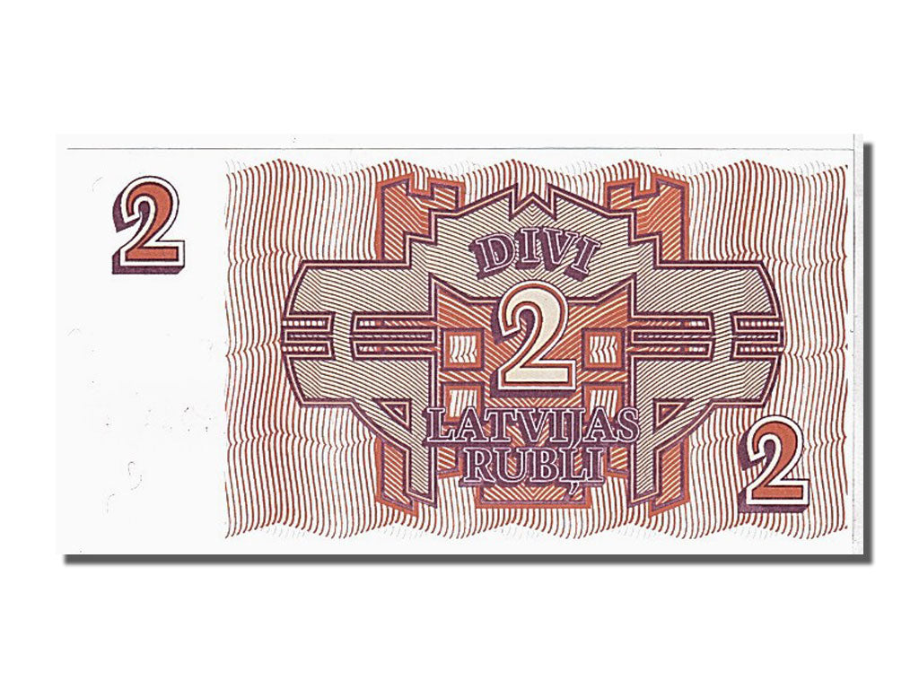 Lettonia, 2 Rubli, 1992, FDS